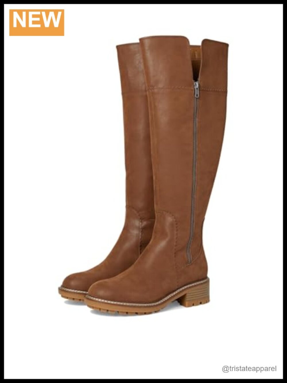 MIA Womens Pike Over-the-Knee Faux Suede Boots Block Heel Zip